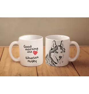 Husky de Sibérie, Husky sibérien - tasse avec chien, tasse avec photo, cadeau personnalisé de la marque Art-Dog