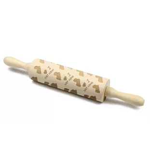 Shih Tzu, Chrysanthemum Dog - rolling pin for dough with a dog, patterned rolling pin for ceramics, a gift for a cook from the Art-Dog brand