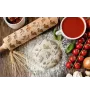Shih Tzu, Chrysanthemum Dog - rolling pin for dough with a dog, patterned rolling pin for ceramics, a gift for a cook from the Art-Dog brand