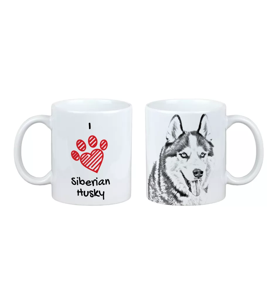Siberian Husky - Tasse mit Hund, entzückende Tasse mit Grafik, Geschenk mit Ihrem Foto von der Marke Art-Dog
