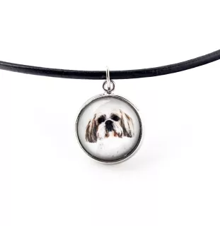 Shih Tzu, Chrysanthemum Dog - a set of jewelry in a box, necklace, earrings, bracelet, products from the Art-Dog brand