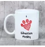 Husky de Sibérie, Husky sibérien - tasse avec chien, une tasse adorable avec une illustration, un cadeau avec votre photo de la marque Art-Dog