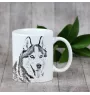 Husky de Sibérie, Husky sibérien - tasse avec chien, une tasse joyeuse pour les amoureux des chiens, un cadeau personnalisé de la marque Art-Dog