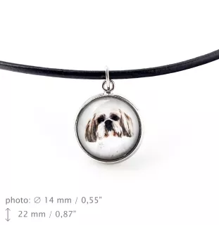 Shih Tzu - boîte à bijoux avec votre photo, ensemble collier et boucles d'oreilles, produits personnalisés de la marque Art-Dog