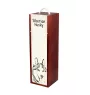 Siberian Husky, Chukcha - wine box with a dog, alcohol box with graphics, personalized gift box from the Art-Dog brand