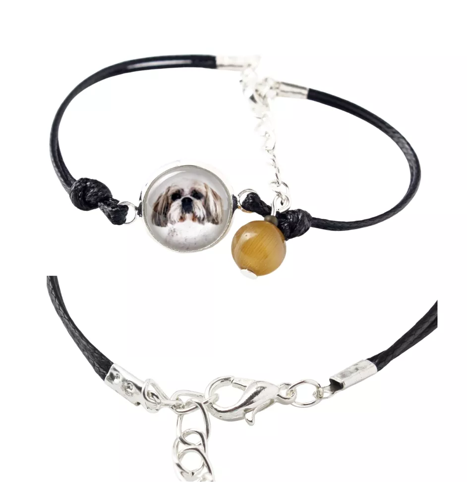 Shih Tzu - Armband in einer Schachtel mit Ihrem Foto, femininer Schmuck, ein ausgezeichnetes Geschenk der Marke Art-Dog.