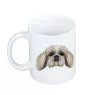 Shih Tzu - Becher mit einem Bild und dem Schriftzug geometrischer Hund Art-Dog
