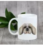 Shih Tzu - Becher mit einem Bild und dem Schriftzug geometrischer Hund Art-Dog