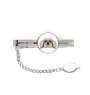 Shih Tzu, Chrysanthemum Dog - geometric tie clip with a picture and inscription from Art-Dog