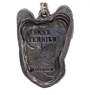 Silky Terrier - Necklace with dog, silver-plated pendant for dog fan, unique jewelry by Art-Dog brand