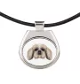 Shih Tzu naszyjnik geometryczny Art-Dog