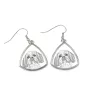 Shih Tzu, Chrysanthemum Dog - dog earrings, hanging earrings with a picture, personalized jewelry with Art-Dog brand print