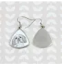 Shih Tzu, Chrysanthemum Dog - dog earrings, hanging earrings with a picture, personalized jewelry with Art-Dog brand print