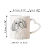 Shih Tzu - Tasse mit Hund, entzückende Tasse mit herzförmigem Henkel, universelles Geschenk der Marke Art-Dog