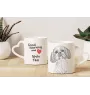 Shih Tzu - Tasse mit Hund, entzückende Tasse mit herzförmigem Henkel, universelles Geschenk der Marke Art-Dog