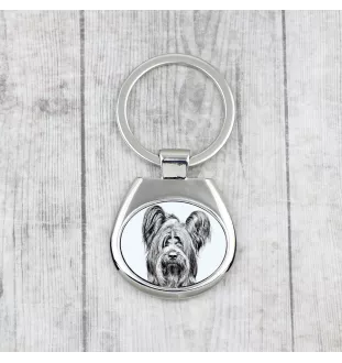 Skye Terrier brelok ze zdjęciem psa Art-Dog