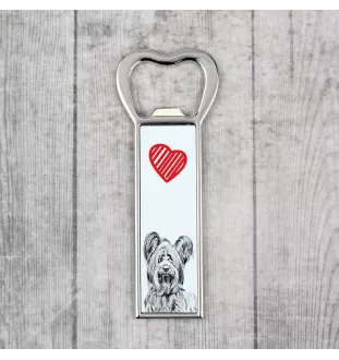 Skye Terrier - ouvre-bouteille avec chien, ouvre-bouteille personnalisé pour réfrigérateur, cadeau unique pour homme de la marque Art-Dog