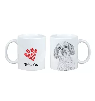 Shih Tzu, Chrysanthemum Dog - cup with a dog, cute cup with graphics, a gift with your photo from the Art-Dog brand