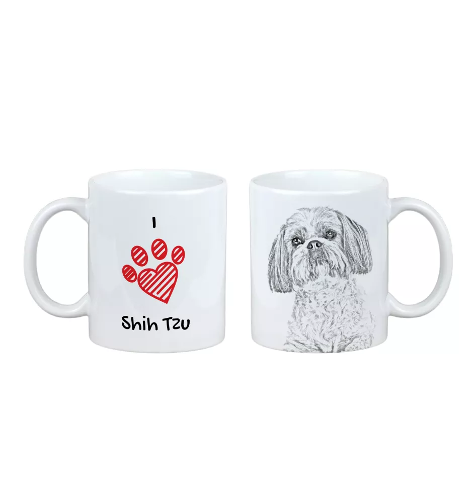 Shih Tzu - Tasse mit Hund, entzückende Tasse mit Grafik, Geschenk mit Ihrem Foto von der Marke Art-Dog