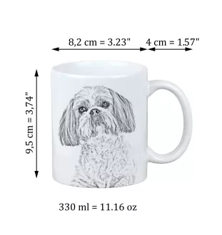 Shih Tzu - tasse avec chien, une tasse joyeuse pour les amoureux des chiens, un cadeau personnalisé de la marque Art-Dog