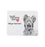 Skye Terrier - tapis de souris personnalisé avec impression, tapis de souris personnalisé avec chien, accessoire unique pour employé de bureau de la marque Art-Dog