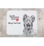 Silky Terrier - mouse pad with print, personalized dog-themed mouse pad, unique gadget for an office worker by Art-Dog brand