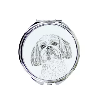 Shih Tzu lusterko ze zdjęciem psa Art-Dog