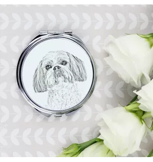 Shih Tzu lusterko ze zdjęciem psa Art-Dog