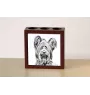 Silky Terrier - pen holder with a dog, desk organizer with a print, personalized desk decoration from the Art-Dog brand.