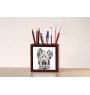 Skye Terrier - Stifthalter mit Hund, Schreibtischorganizer mit Aufdruck, personalisierte Schreibtischdekoration der Marke Art-Dog