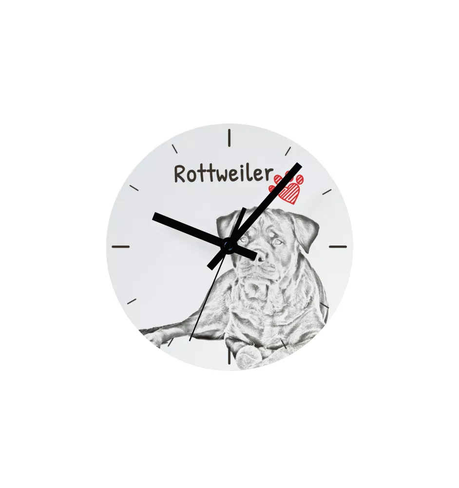 Skye Terrier zegar ze zdjęciem psa Art-Dog