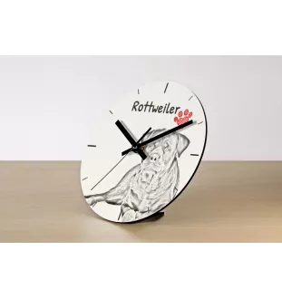 Skye Terrier - Wanduhr mit Hund, Regal Uhr mit Druck, personalisierte Hausdekoration von Art-Dog.
