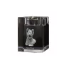 Skye Terrier - Bougeoir avec photo de chien, porte bougie en cristal, cadeau personnalisé par la marque Art-Dog