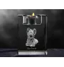 Skye Terrier świecznik kryształowy z psem Art-Dog