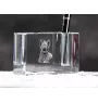 Skye Terrier penholder kryształowy z psem Art-Dog