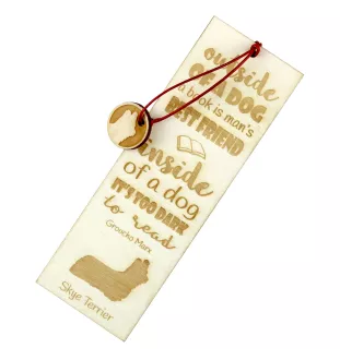 Silky Terrier - dog bookmark, personalized bookmark, gift for bookworm from Art-Dog brand