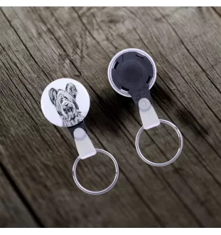 Skye Terrier - porte-clés avec l'image d'un chien, pendentif avec la propre graphique de la marque Art-Dog