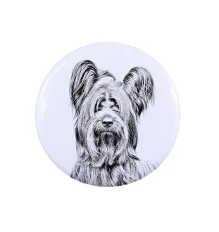 Skye Terrier - bijoux pour femmes avec l'image d'un chien, produit fait à la main, possibilité d'ajouter sa propre photo, marque Art-Dog