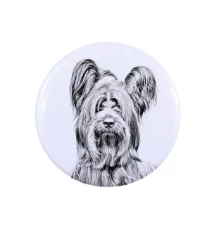 Skye Terrier przypinka z psem mała Art-Dog