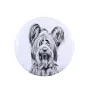 Silky Terrier - pin with your dog, add your own photo, Art-Dog brand