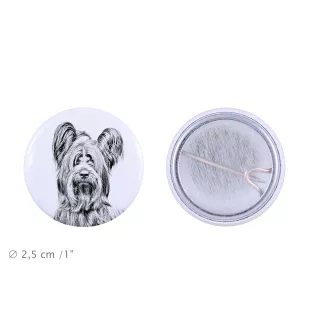 Skye Terrier - badge avec votre chien, ajoutez votre propre photo, marque Art-Dog