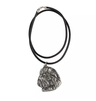 Affenpinscher, Affen, Affie - Necklace with dog, silver-plated pendant for dog fan, unique jewelry by Art-Dog brand