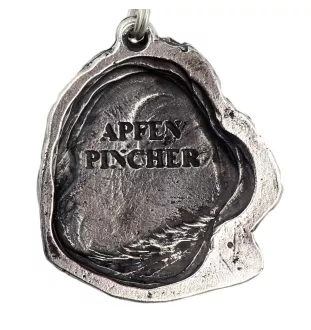 Affenpinscher - collier avec un chien, pendentif en plaqué argent pour les fans de chiens, bijoux uniques de la marque Art-Dog