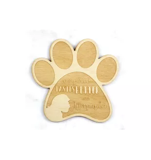 Pinczer małpi podkładka pod kubek ze sklejki Art-Dog