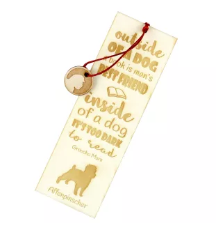 Affenpinscher, Affen, Affie - dog bookmark, personalized bookmark, gift for bookworm from Art-Dog brand