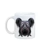 Skye Terrier - tasse avec une photo et un motif de chien géométrique Art-Dog