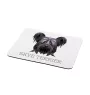 Silky Terrier - geometric mouse pad with a picture and text by Art-Dog