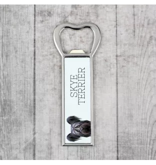 Skye Terrier - Flaschenöffner mit Bild und Aufschrift für Bier von Art-Dog