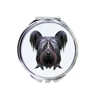 Skye Terrier lusterko geometryczne Art-Dog