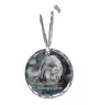 Affenpinscher, Affen, Affie - crystal bauble with a photo, dog photo in crystal, personalized Christmas tree ornament by Art-Dog brand